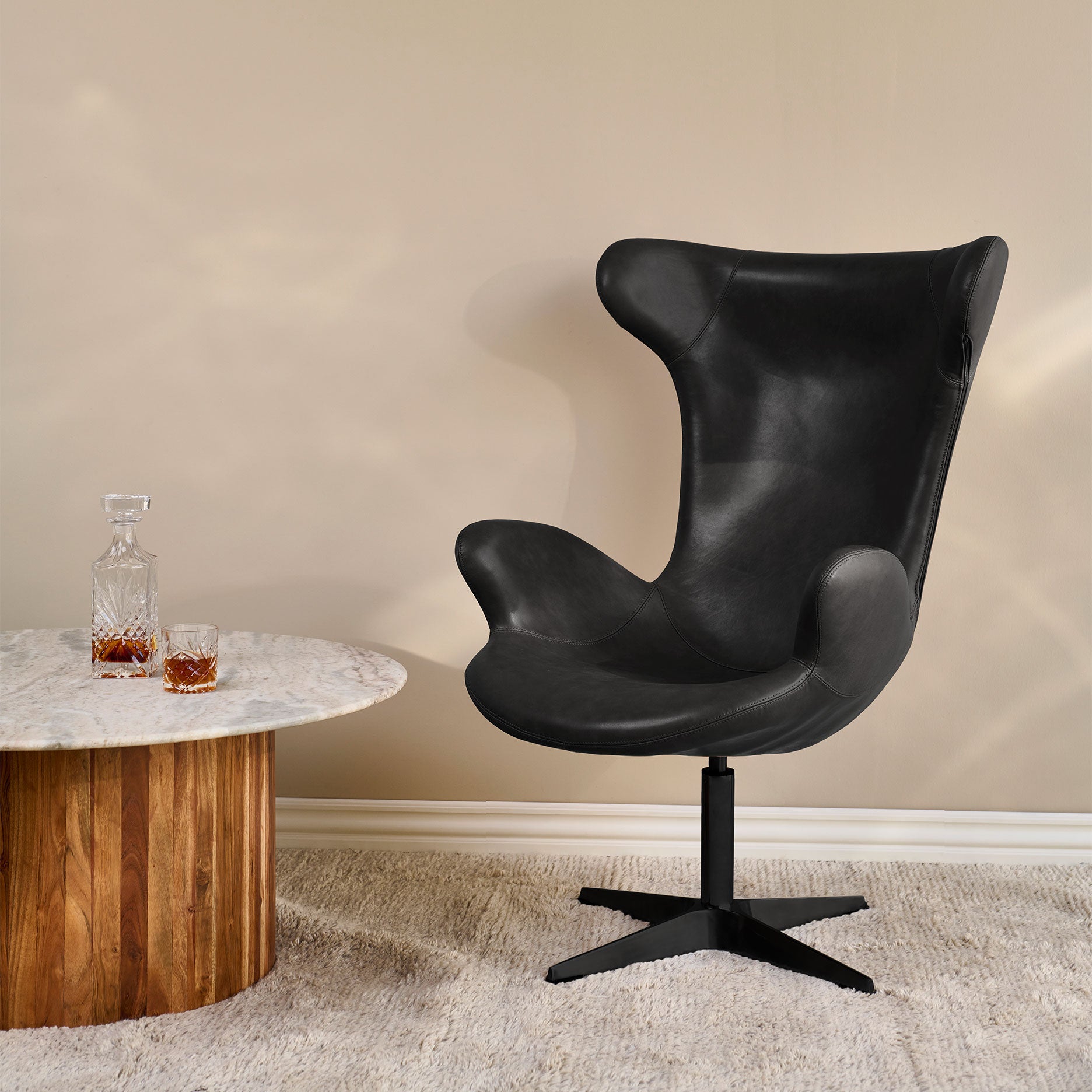 Victor Sessel Cognac Leder